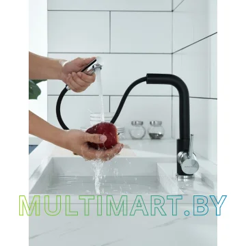 Смеситель Paulmark Kassel Ka214311-401 (антрацит) картинка 5